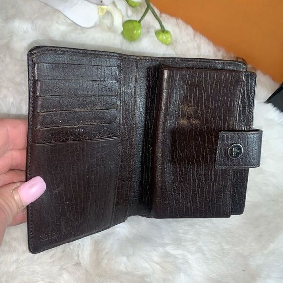 Authentic GUCCI GG Logo Kisslock Wallet - Picture 6 of 13